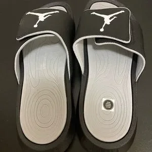 ?New Mens Nike AIR JORDAN HYDRO 6 SIX SLIDES 7 8 9 10 11 12 881473 011 BLACK Air Jordan Hydro 6 Retro Slide  main image 2